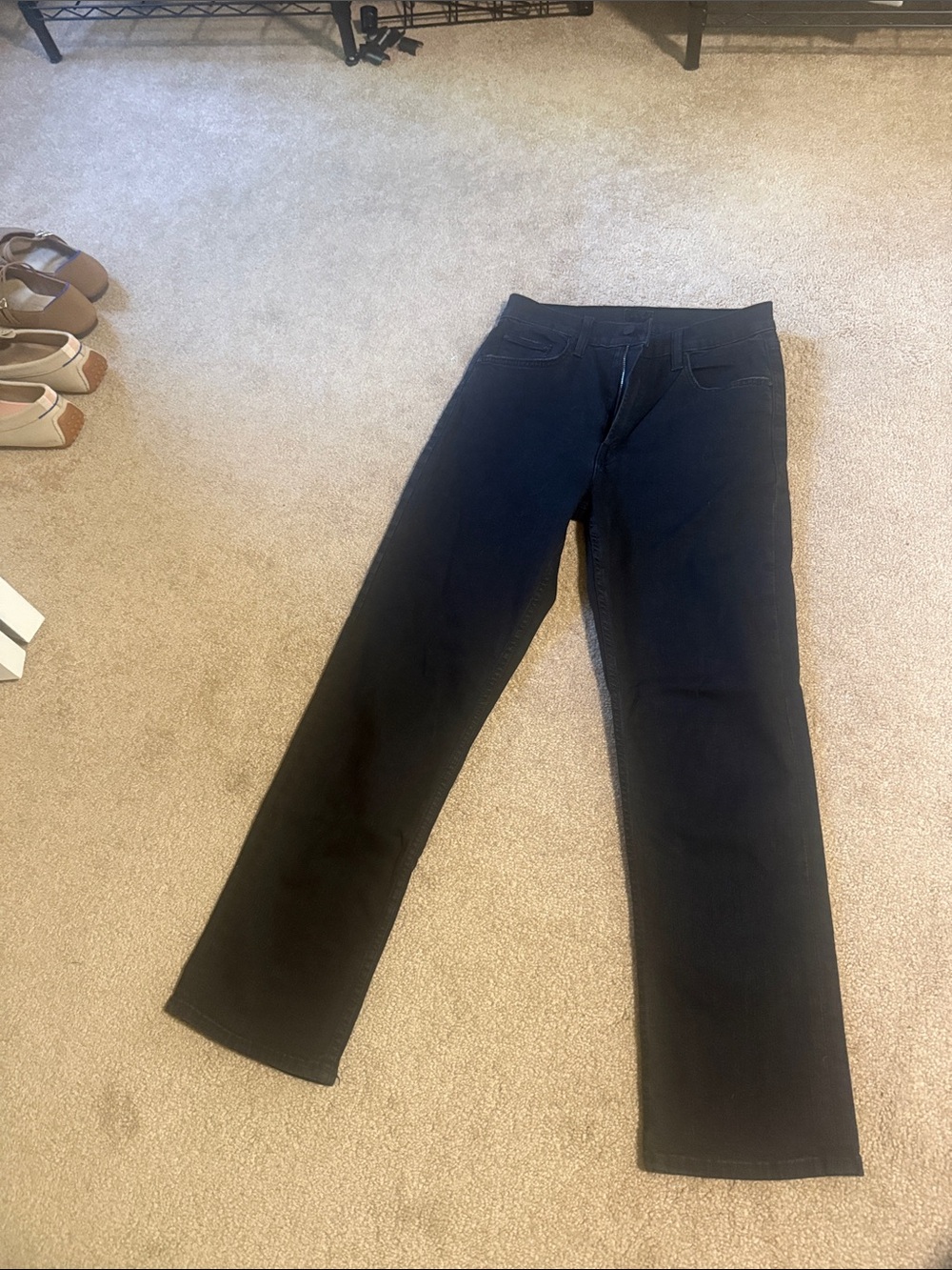 Mother high waist rider ankle